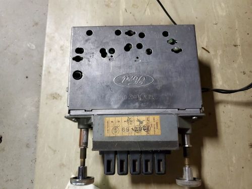 1970 ford l-series truck am pushbutton radio with knobs