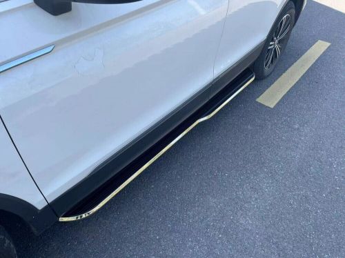 2pcs running boards side step nerf bars fits for audi q3 2019-2024 protector