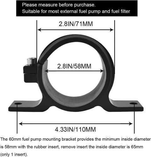 Fuel Pump Single Mount Bracket Fuel Filter External Bracket Clamp Cradle 1PCS, US $8.99, image 10