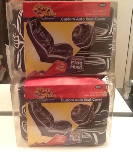 Custom auto seat cover by pimp my ride set of 2