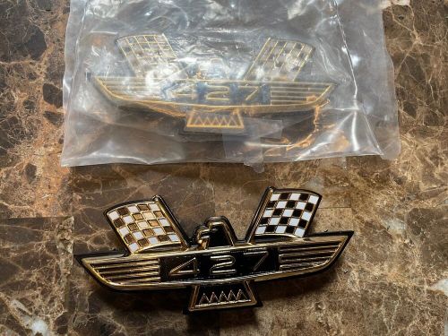Pair 1963-64 Galaxie 427 Emblem Eagle Flags Front Fender Thunderbolt New Lot 2, US $120.00, image 4
