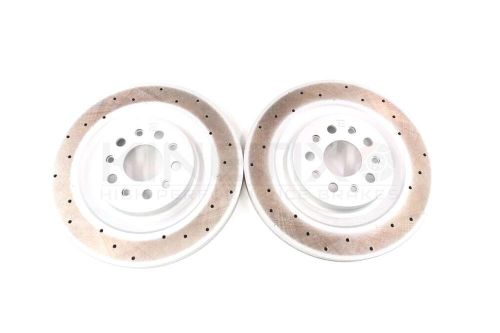 FOR MASERATI GHIBLI 3.0 S 3.0 D 3.8 REAR BRAKE DISCS PAIR 345mm 670035019, US $, image 5