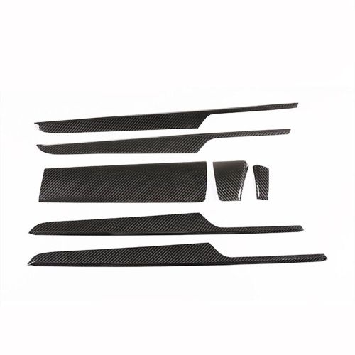 Car Carbon Fiber Interior Trim Kit BLK For 2019-20 Porsche Macan(s) LHD 7pcs Set, US $238.47, image 4