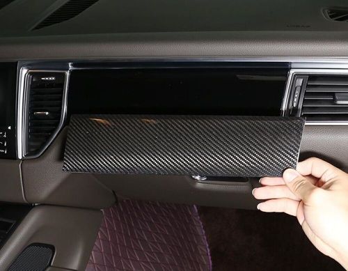 Car Carbon Fiber Interior Trim Kit BLK For 2019-20 Porsche Macan(s) LHD 7pcs Set, US $238.47, image 6