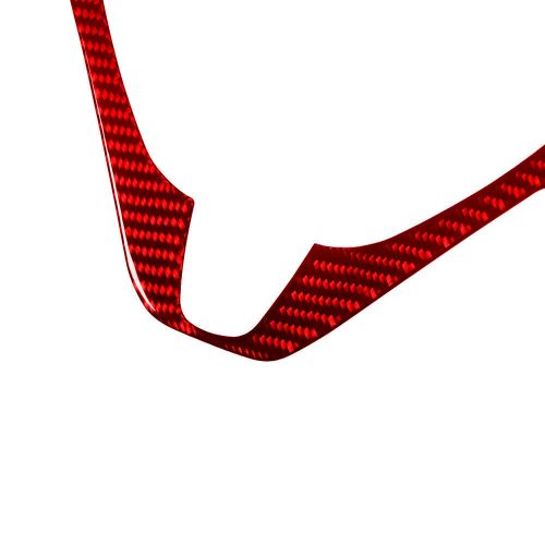 Red Carbon Fiber Steering Wheel Panel Switch Button Trim for Ford Fiesta 2011-15, US $29.99, image 11