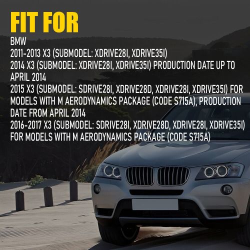 Bumper Reflector For 2011 12 13 14 15 16-2017 BMW X3 Rear Driver BM1184104C EOA, US $13.99, image 5