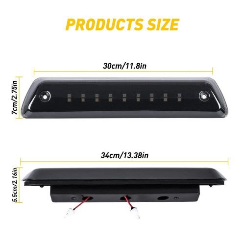 For 09-2014 F-150 Ford Third 3rd Brake Smoke Light LED Rear Reverse Cargo Lamp G, US $27.19, image 2