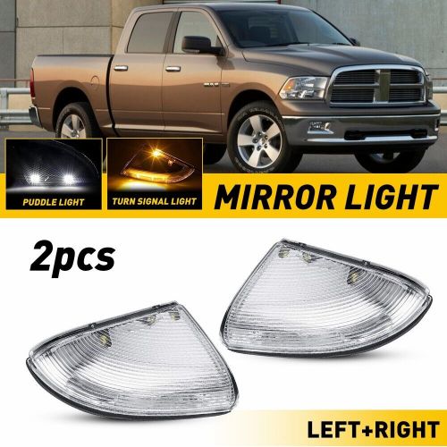 2X White LED Side Mirror Turn Signal Light For 2009-2014 for DODGE RAM 1500 2500, US $41.99, image 7