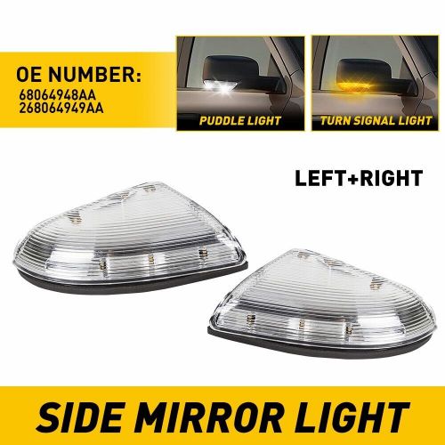 2X White LED Side Mirror Turn Signal Light For 2009-2014 for DODGE RAM 1500 2500, US $41.99, image 8