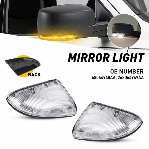 2X White LED Side Mirror Turn Signal Light For 2009-2014 for DODGE RAM 1500 2500, US $41.99, image 10