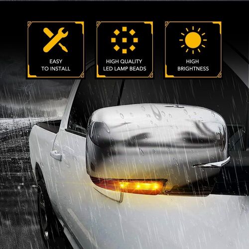 2X White LED Side Mirror Turn Signal Light For 2009-2014 for DODGE RAM 1500 2500, US $41.99, image 13
