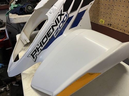 2012 Polaris Phoenix 200 OEM WHITE FRONT FENDER, US $300.00, image 4