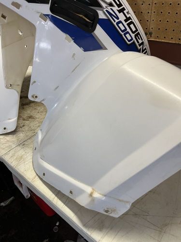 2012 Polaris Phoenix 200 OEM WHITE FRONT FENDER, US $300.00, image 8