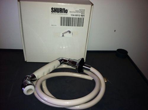 Shurflo universal classic sprayer hand held pull out spray white boat/home/rv