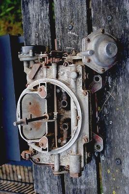 1957 carter 4 bbl square bore part # ec279610aa top case # on bottom case 2441sa