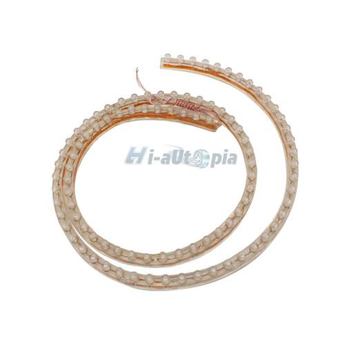 2x 12V 96CM LED Strip Car Auto Motorcycle Flexible Grill Light Yellow, US $10.99, image 2