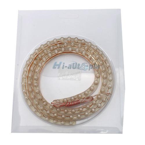 2x 12V 96CM LED Strip Car Auto Motorcycle Flexible Grill Light Yellow, US $10.99, image 3