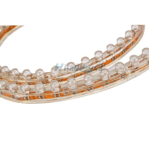 2x 12V 96CM LED Strip Car Auto Motorcycle Flexible Grill Light Yellow, US $10.99, image 5