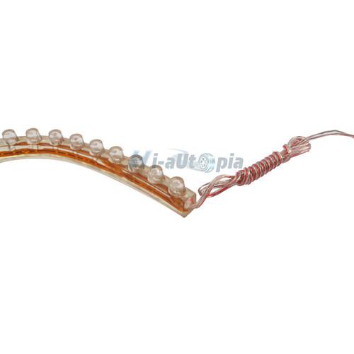 2x 12V 96CM LED Strip Car Auto Motorcycle Flexible Grill Light Yellow, US $10.99, image 6