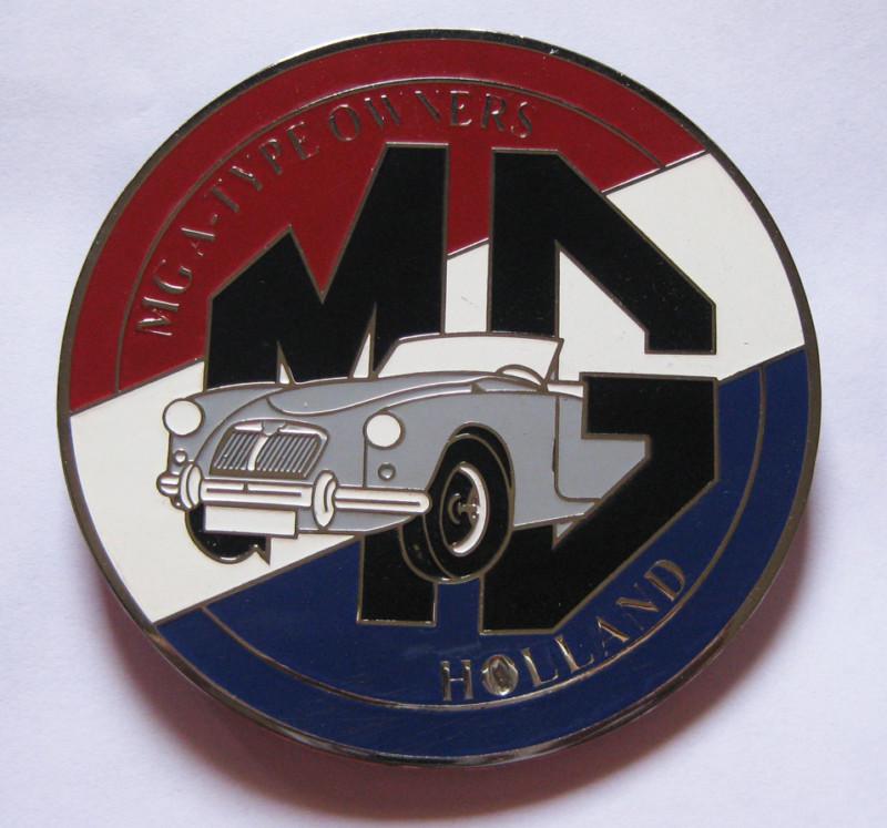 Car badge - mga type owners mg car club grill badge logos metal badge 