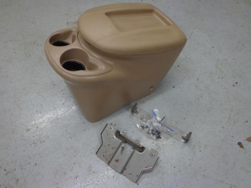 Ford navigator expedition center console rear tan f150 97-02 97 98 99 00 01 02 