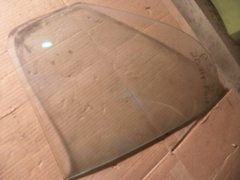 1952 ford victoria 2-door hard top passenger side rear window glass