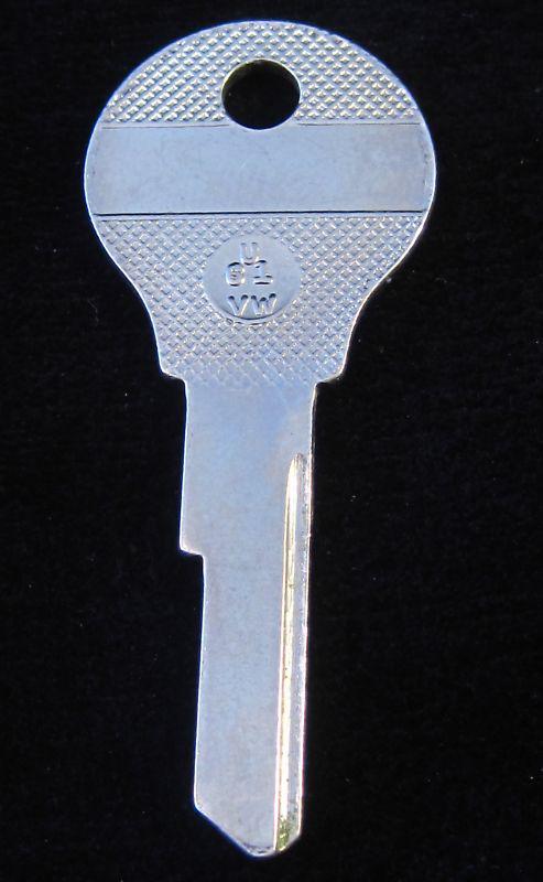 Volkswagen key blank 1959-1966 glovebox, rabbit & scirocco door 1971-1981    