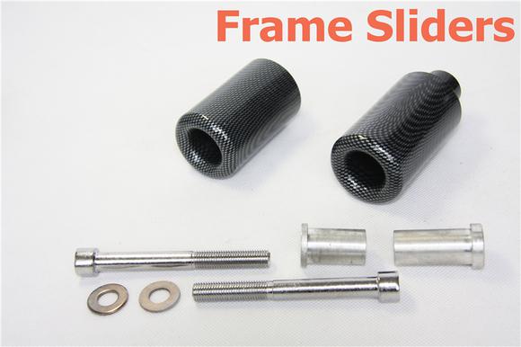 No drill frame slider crash protector fit 2003 2004 suzuki gsxr 1000 gsx-r carbo
