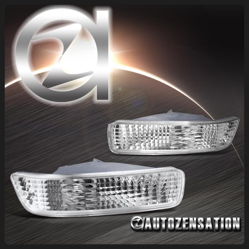 Purchase 9293 Acura Integra Clear Chrome Parking Turn Signal Bumper Lights in California, US