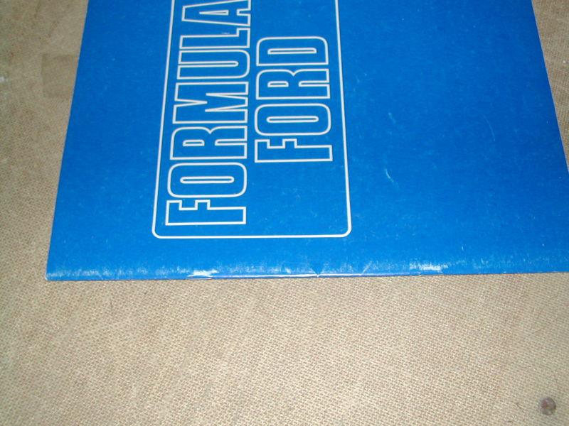 Purchase FORMULA FORD RACING 25 PAGE PARTS CATALOG'S CIRCA 1970 in