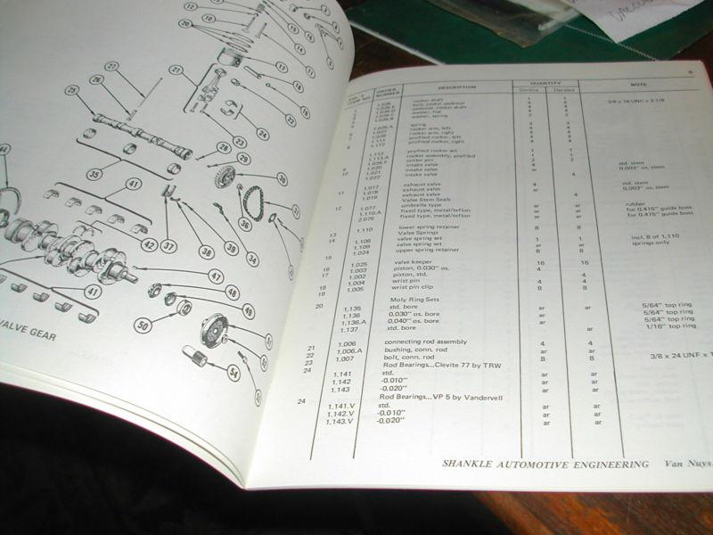 Purchase FORMULA FORD RACING 25 PAGE PARTS CATALOG'S CIRCA 1970 in