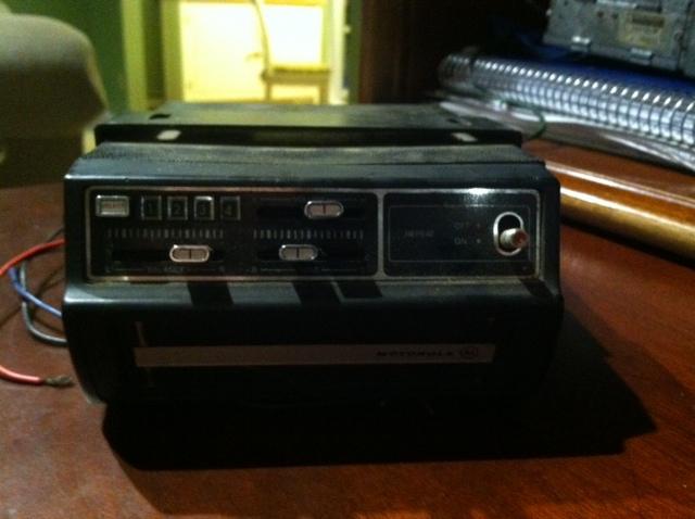 Vintage motorola auto car 8 track player model tm226s1 