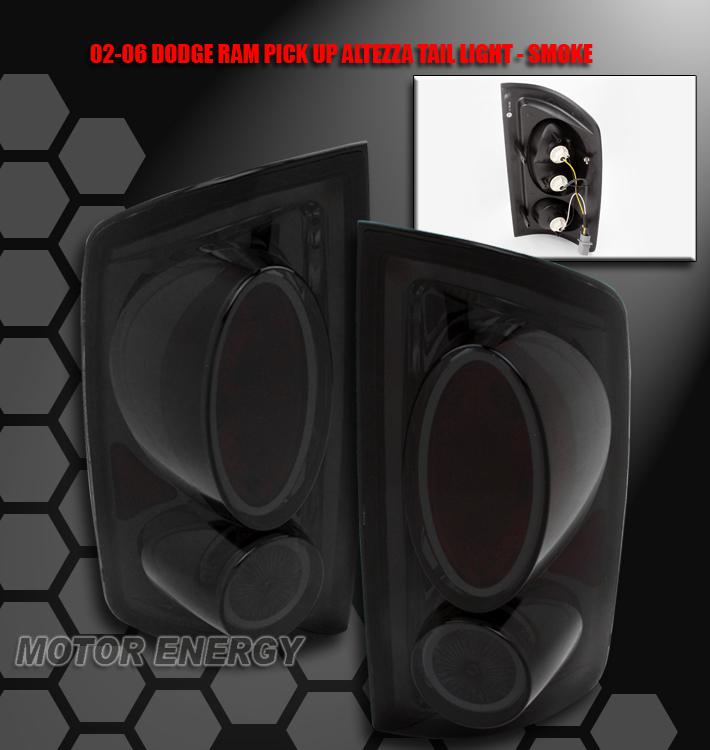 02-06 dodge ram st srt-10 pickup truck tail light smoke