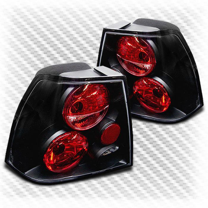 Purchase 19992005 VOLKSWAGEN JETTA BLACK TAIL LIGHTS REAR BRAKE LAMP