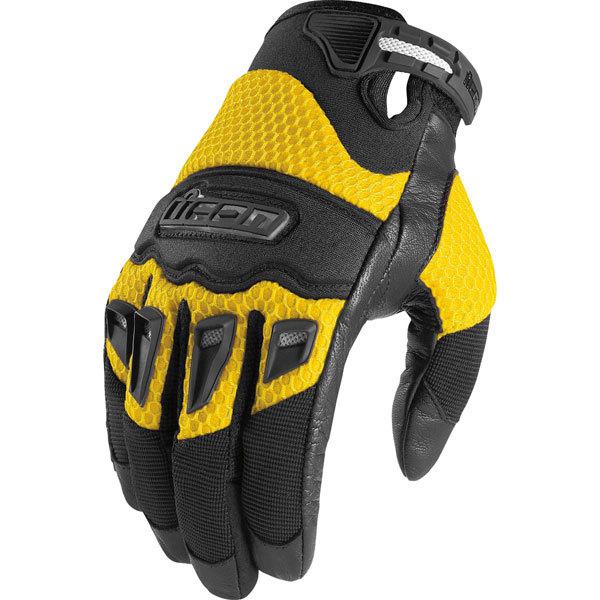 Yellow l icon twenty-niner textile glove
