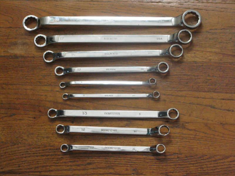 Mac tools long offset metric wrenches 9 pieces bolm bodm bom