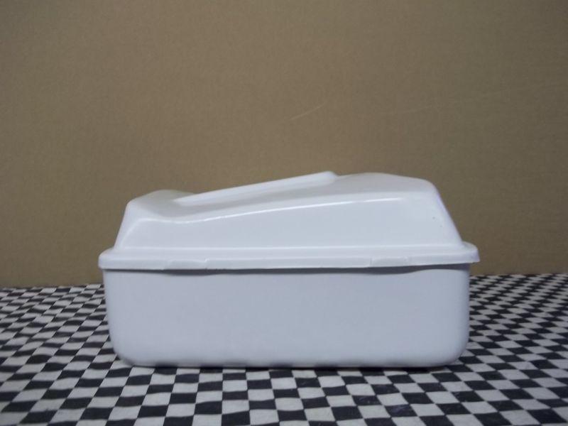 Tour Pack Chopped fits Harley Bagger White with spoiler, US $149.00, image 4