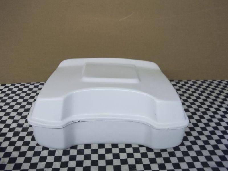 Tour Pack Chopped fits Harley Bagger White with spoiler, US $149.00, image 5