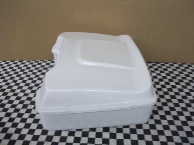 Tour Pack Chopped fits Harley Bagger White with spoiler, US $149.00, image 6