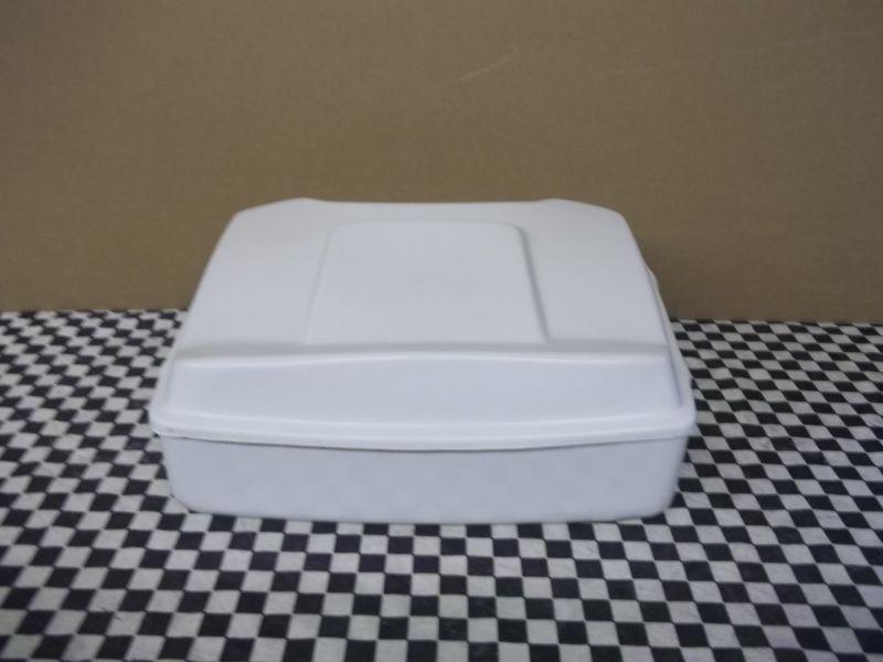 Tour Pack Chopped fits Harley Bagger White with spoiler, US $149.00, image 8