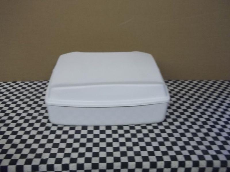 Tour Pack Chopped fits Harley Bagger White with spoiler, US $149.00, image 9