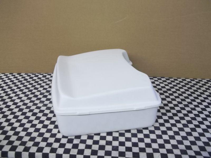 Tour Pack Chopped fits Harley Bagger White with spoiler, US $149.00, image 10