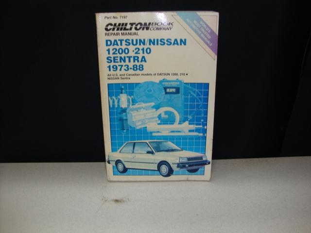 Chilton's 1973-'88 datsun / nissan repair  manual 1200, 210, sentra