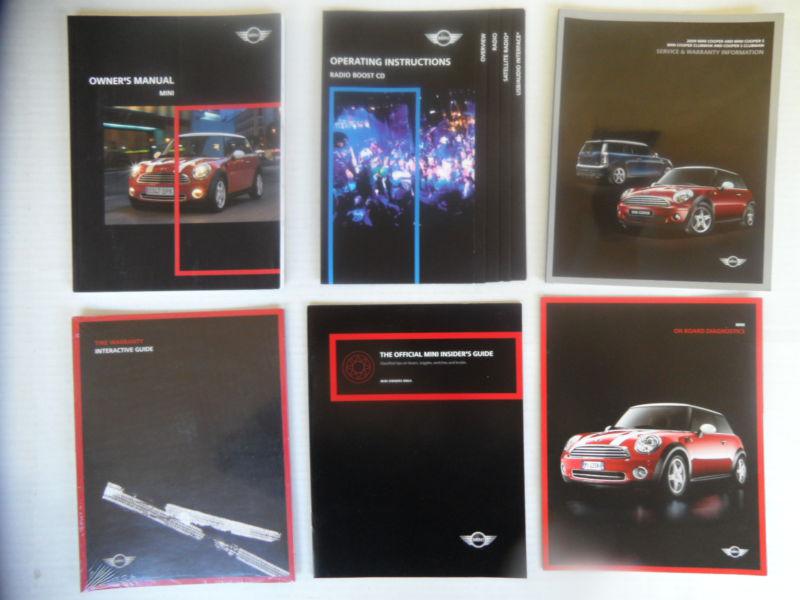 2009 mini cooper  oem owners manual--fast free shipping to all 50 states