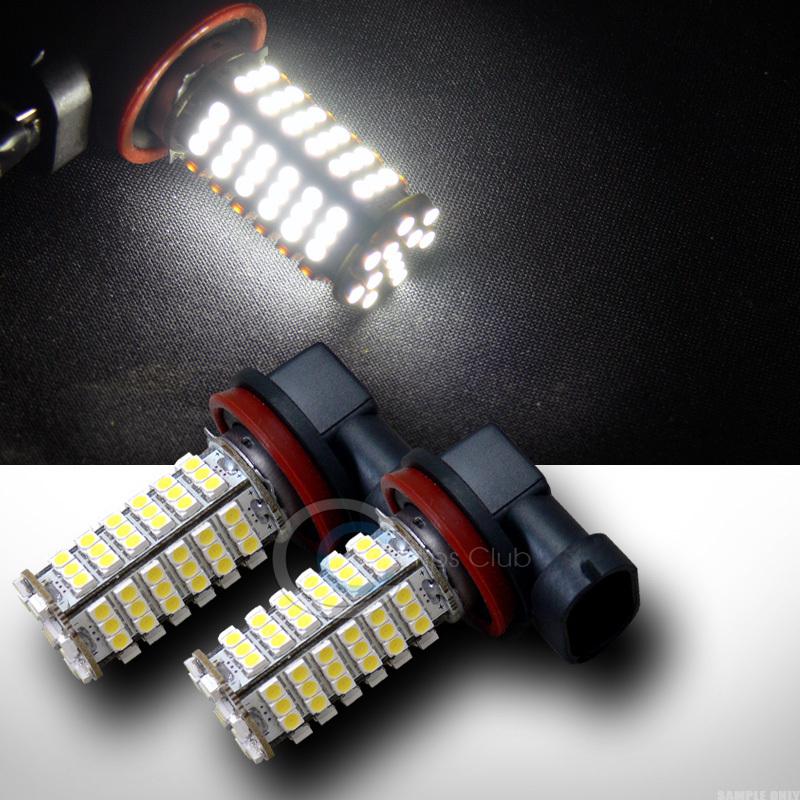 New 2pc White H11 Socket 102x 3528 SMD LED Car Fog/Driving Light Lamp Bulbs 13, US $25.99, image 1