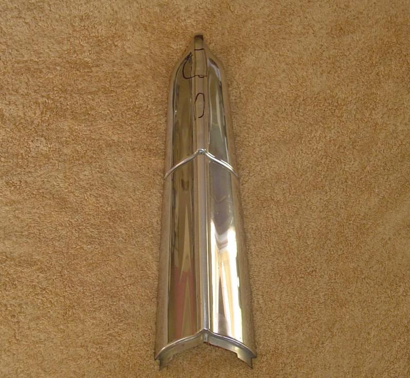 57 chevy chevrolet belair stainless vertical fin moulding