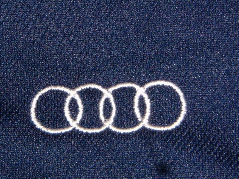 Audi collection navy golf polo shirt by adidas usa size l: euro size xl nib