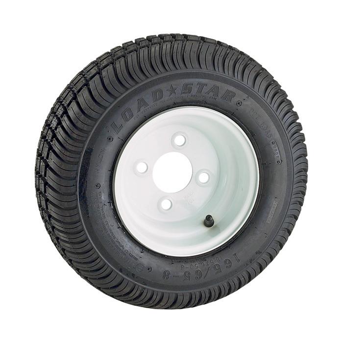 4-hole hi-speed std. rim trailer tire 16.5 x 6.5 x 8