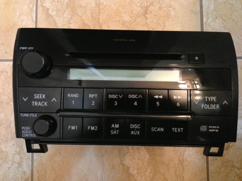 07-11 toyota tundra radio unit