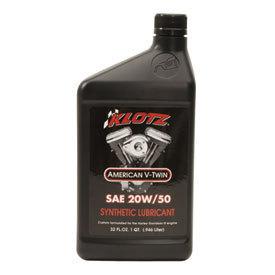 Klotz american v-twin synthetic techniplate sae 20/50 32 oz. harley davidson oil